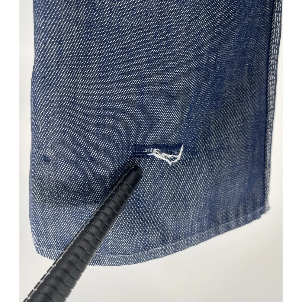 Vintage Union Made Womens Denim Overalls‎ Bib Blue Wash Straight Leg Sz Small